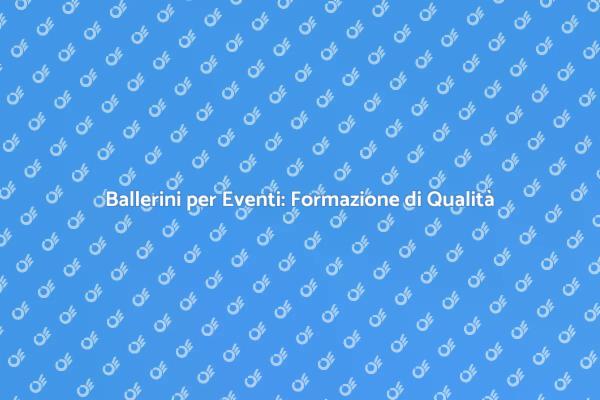 Formazione Professionale per Ballerini