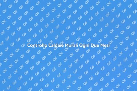 Manutenzione Bimestrale Caldaie Murali