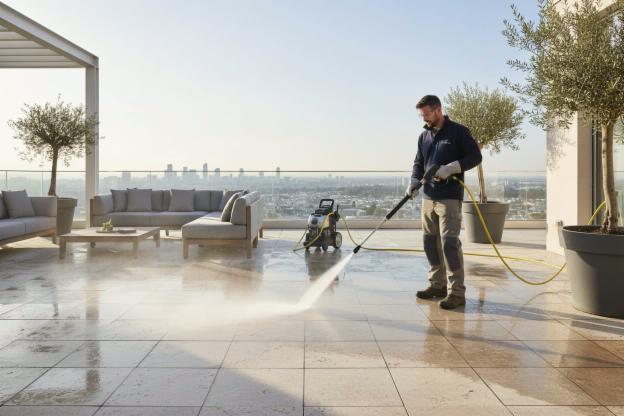 Quanto costa lavare a pressione una terrazza?