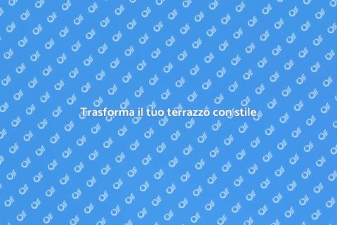Coperture per terrazzi su misura