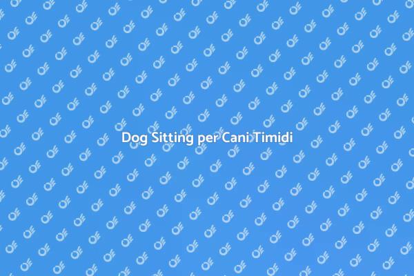 Dog Sitting: Sicurezza per Cani Diffidenti