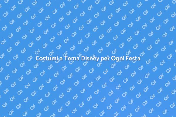 Trasforma la tua Festa con Costumi Disney