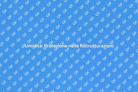 Protezione Anti Umidità nelle Opere