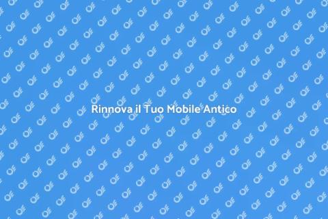 Ripristina il Tuo Mobile d'Antiquariato