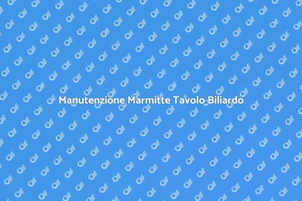 Riparazioni Essenziali per il Biliardo