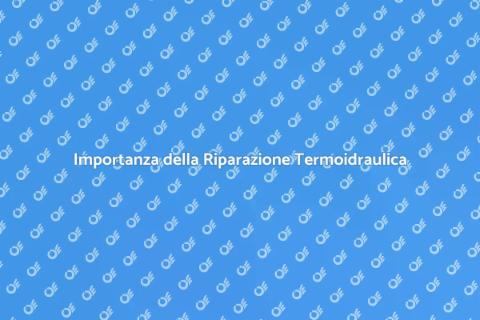 Riparazione Termoidraulica per la Casa