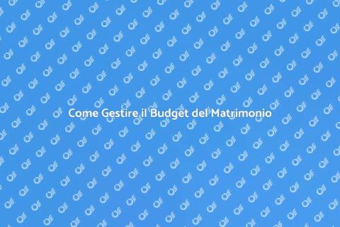 Pianificazione Budget Matrimonio Efficace