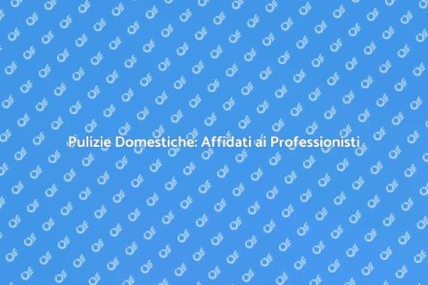 Servizi di Pulizie Professionali