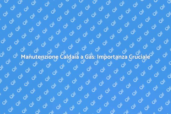Caldaia a Gas: Revisione e Sicurezza Essenziali
