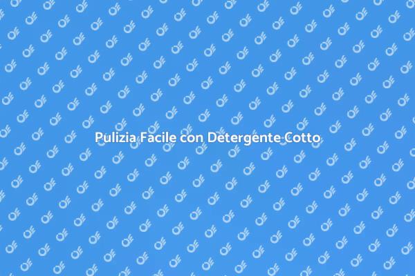 Magia del Detergente per Cotto