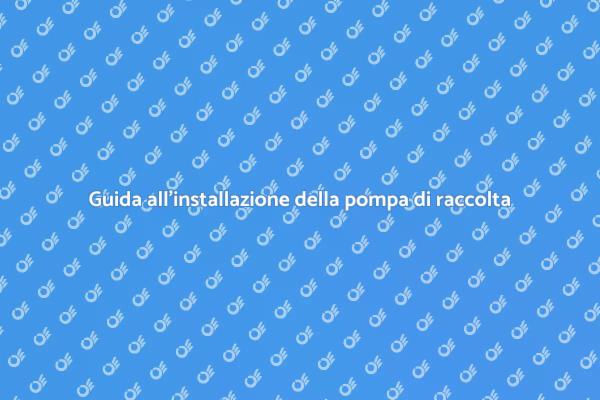 Installazione pompa di raccolta: guida utile