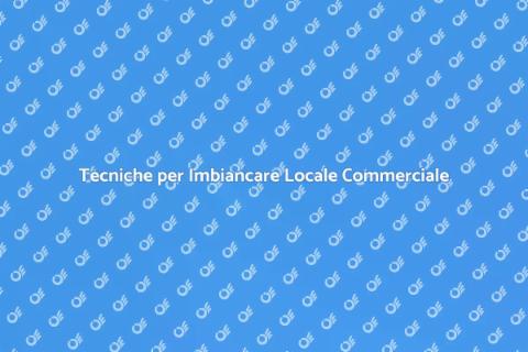 Imbiancare un Locale Commerciale