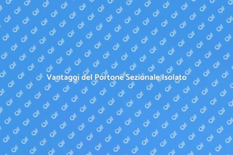 Portone Sezionale: Comfort e Stile