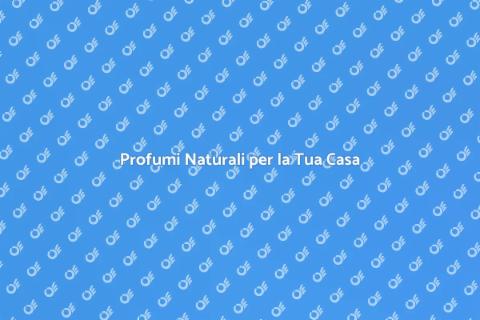 Deodorante Naturale per Ambienti