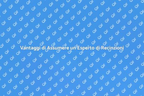 Assumere un Esperto di Recinzioni