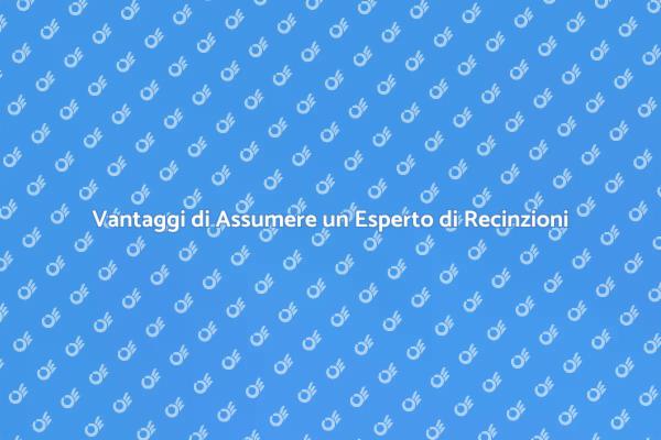 Perché Scegliere un Esperto di Recinzioni