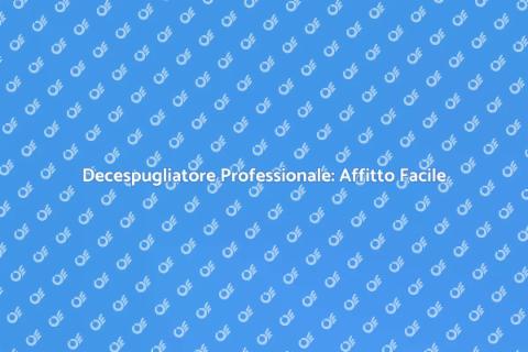 Affittare un Decespugliatore Professionale