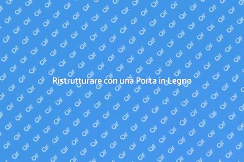Porta in Legno Esterna: Stile e Qualità