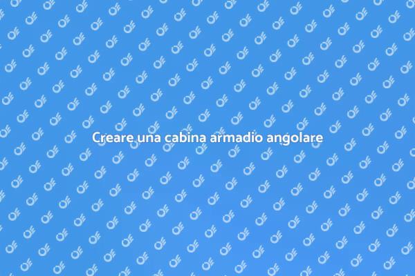 Progetta la tua cabina armadio su misura