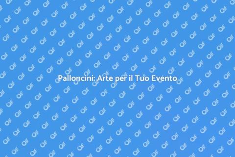 Artista di Palloncini per il Tuo Evento