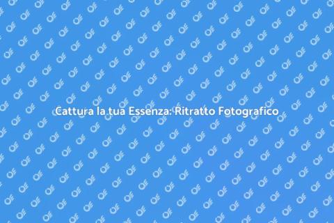 Ritratto Fotografico: Cattura Momenti