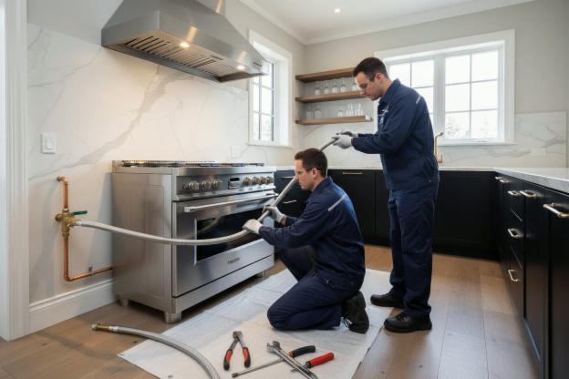 Installare un tubo del gas