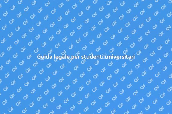 Navigare le leggi da studente