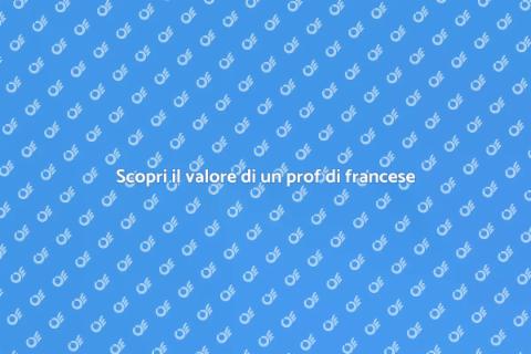 Impara il francese con un prof esperto