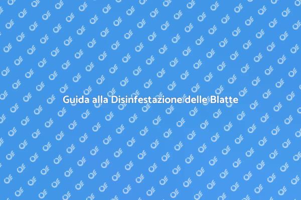 Come Liberarsi delle Blatte in Casa