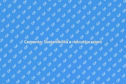 Sostenibilità del cemento in ristrutturazioni
