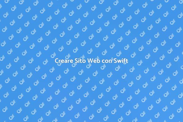 Sito Web Innovativo in Swift