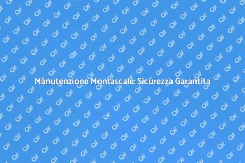 Riparazione Montascale: Sicurezza e Comfort