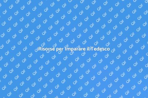 Materiale Didattico per il Tedesco