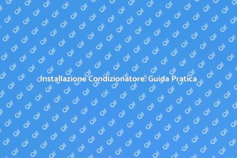 Predisposizione Idraulica Condizionatore