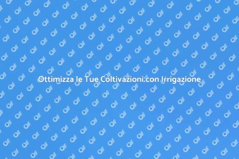 Sistema di Irrigazione Efficiente