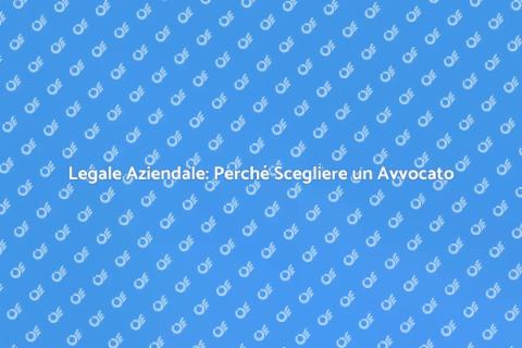 Avvocato per Assistenza Legale Aziendale