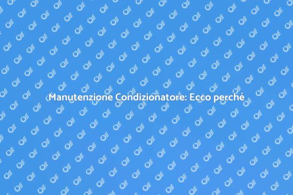 Mantieni il Tuo Condizionatore in Eccellenza