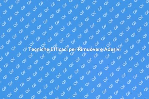 Rimozione Adesivi Murali Facile e Veloce