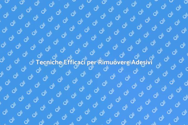 Rimuovi Adesivi Murali Senza Stress