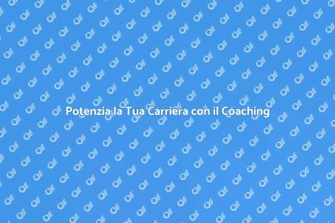 Coaching per Crescita Professionale
