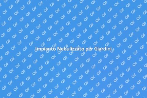 Condotto per Impianto Nebulizzato