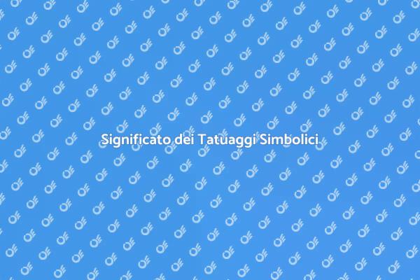 L'Arte del Tatuaggio Simbolico