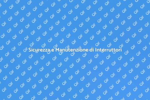Manutenzione Interruttori e Prese Sicura