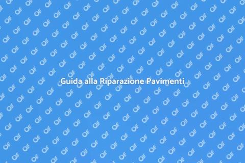 Riparazione Pavimentazione Danneggiata