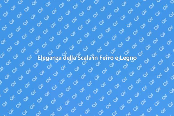 Scala in Ferro: Stile e Sicurezza
