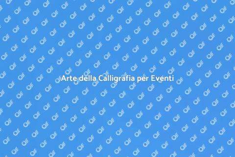 Calligrafia per Occasioni Speciali