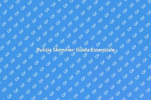 Manutenzione Skimmer Piscine Pubbliche