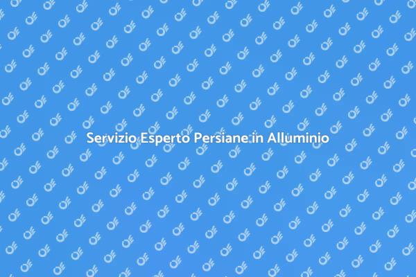 Esperti in Persiane Alluminio per Te