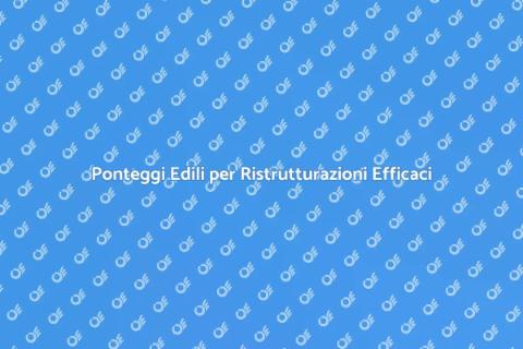 Installazione Ponteggi Edili Sicuri