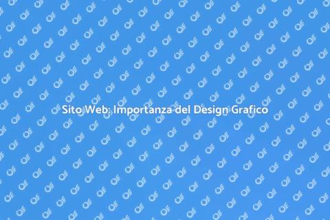 Design Grafico per Siti Web Moderni